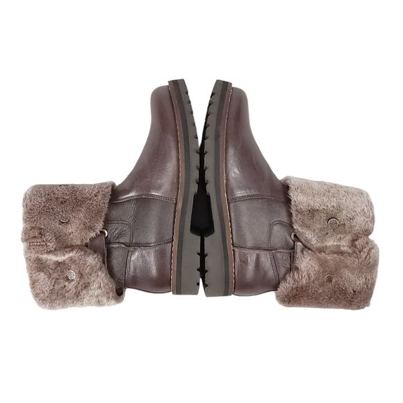 Bussola Faux Fur Boots Slouchy Wool Lined - Picture 4 of 16